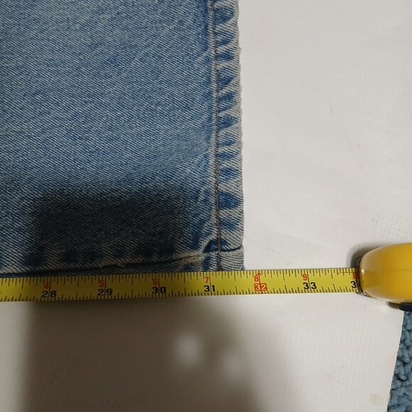 Vintage 90s Marithe Francois Girbaud Jeans Faded Blue 29 Reg Inseam Loose Y2K - Picture 7 of 11